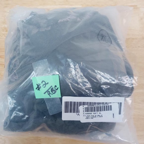 Rhonda Shear Bra 3pk Pin up Size XL - Picture 3 of 5